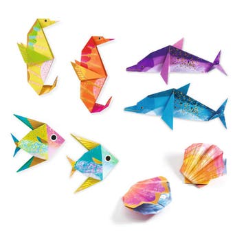 Djeco origami zeedieren - knutselse van €5,99 voor €5,39, Ophalen of Verzenden, Nieuw