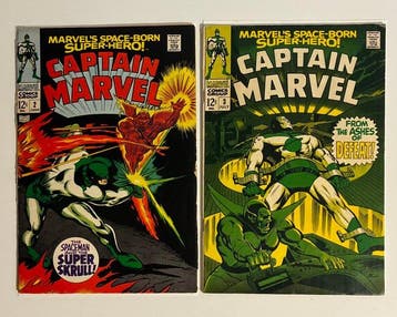 Captain Marvel #2 #3 - Super-Skrull appearance - 2 Comic -, Nieuw