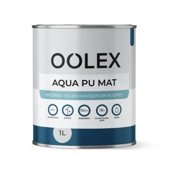 OOLEX AQUA PU MAT - Zacht Roze - 0,5 liter, Nieuw, Ophalen of Verzenden, Verf, Roze
