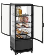 Bartscher Mini-koelvitrine | 98L | 4 Niveaus | Led | 425x425, Ophalen of Verzenden, Nieuw