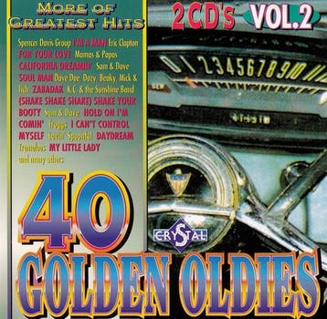 Various - 40 Golden Oldies Vol. 2, Ophalen of Verzenden, Gebruikt