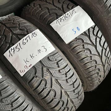 2 x Fulda Kristall Montero 3 175-65-15 Winterbanden 9mm, Gebruikt, 15 inch, 175 mm, Band(en)