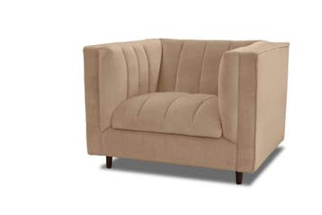 Fauteuil Joure - fauteuils - Beige, Nieuw, Overige materialen