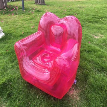 Opblaasstoel Funtastic Roze - Campingstoel - Opblaasbare Kam, Verzenden, Nieuw