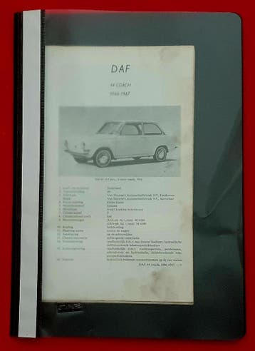 Vraagbaak DAF 44 coach en stationcar, 1966-1969, Verzenden