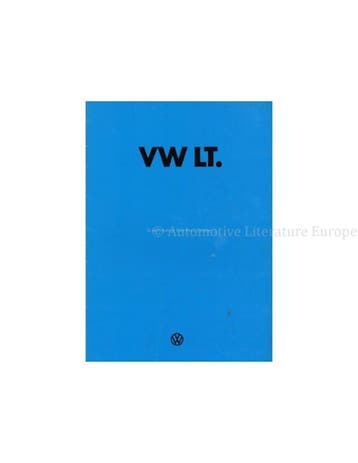 1977 VOLKSWAGEN LT BROCHURE NEDERLANDS, Nieuw, Volkswagen, Author
