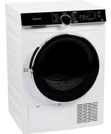 Hanseatic HWTK8A3GT - Warmtepompdroger - 8 kg - 66 dB -, Ophalen of Verzenden, Nieuw, Voorlader, 85 tot 90 cm