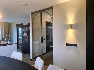 Prachtige stalen deuren, taats en scharnierdeuren op maat, Doe-het-zelf en Verbouw, Binnendeur, Nieuw, Glas, 120 cm of meer