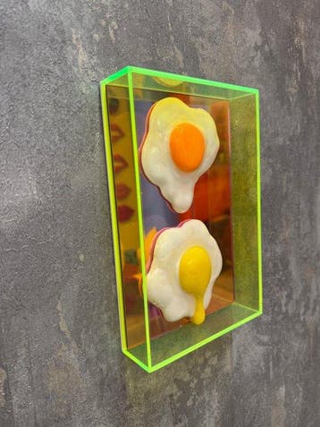 KIRAS - “Colazione Pop – Double Eggs” lime