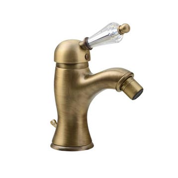 Bidetmengkraan Sapho Kirké Retro Kristal 1-hendel Gebogen, Ophalen of Verzenden, Nieuw, Kraan