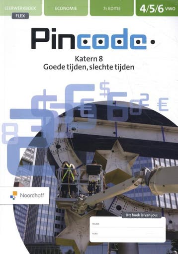 Pincode Katern 8. 456 vwo Leerwerkboek flex 9789001753825, Verzenden, Zo goed als nieuw