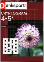 Denksport Cryptogram Expert - 49 2025, Boeken, Verzenden, Nieuw, Sport en Vrije tijd