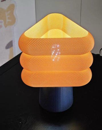 Bureaulamp - Plastic, Metaal - Artistieke sfeerverlichting