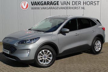 Zakelijke Lease |  Ford Kuga 2.5-225pk PHEV Titanium X., Automaat, Gebruikt, Zwart, Dealer onderhouden