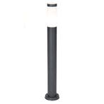 Buitenlamp paal antraciet met opaal 80 cm IP44 - Rox, Tuin en Terras, Buitenverlichting, Verzenden, Nieuw
