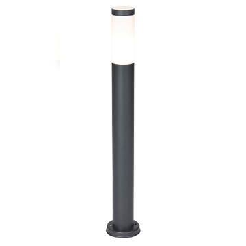 Buitenlamp paal antraciet met opaal 80 cm IP44 - Rox, Verzenden, Nieuw