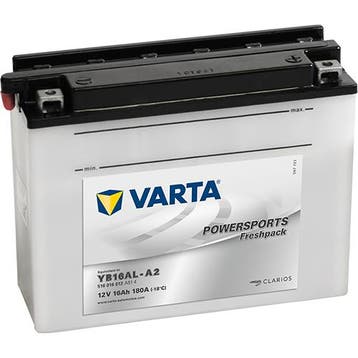Varta Powersports Freshpack YB16AL-A2 accu | 516 016 012 |, Ophalen of Verzenden, Nieuw