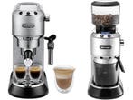 De Longhi  eckg6821.m Dedica PackPistonmachine Zilver, Verzenden, Nieuw, Combi