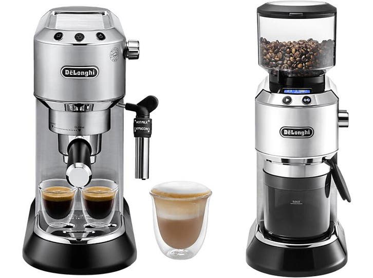 De Longhi  eckg6821.m Dedica PackPistonmachine Zilver, Witgoed en Apparatuur, Koffiezetapparaten, Nieuw, Combi, Verzenden