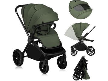 Lionelo Mika Plus - Kinderwagen - All-Terrain Wielen -, Verzenden, Nieuw