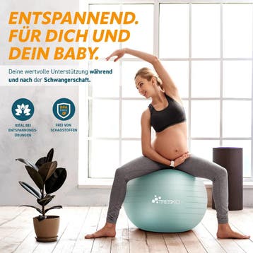 Fitness bal - Yoga bal - Pilates bal - Zwangerschapsbal - 65, Verzenden, Zo goed als nieuw