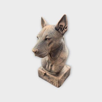 Bust of a Thai ridgeback statue - home decor dog lover gift, Verzenden, Nieuw