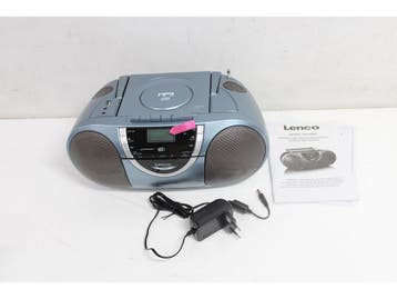 Lenco SCD-6800GY - Draagbare radio cd speler met DAB en mp3, Verzenden, Zo goed als nieuw