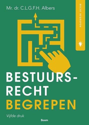 9789462128828 Recht begrepen - Bestuursrecht begrepen, Verzenden, Zo goed als nieuw, C.L.G.F.H. Albers