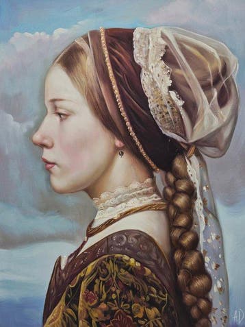 Anne Dias - (100% handpainted !) Lady Florentine of Soft