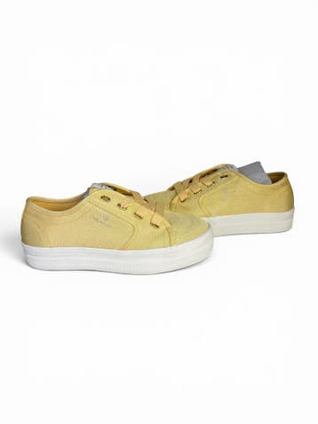 GANT Leisha Cotton Rips Sneakers – Lichtgeel | Casual Canvas, Kleding | Dames, Schoenen, Verzenden, Nieuw