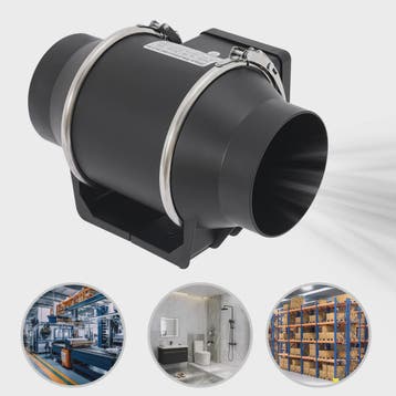 Stille Afzuigventilator 220V - Ideaal voor Keuken, Badkamer, Witgoed en Apparatuur, Verzenden, Nieuw