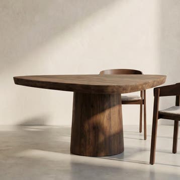 *WOONWINKEL* Driehoekige Eettafel Acaciahout, Verzenden, Nieuw