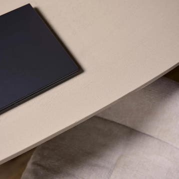 Deens ovale eettafel Madison Zand Mangohout 160 cm |, Huis en Inrichting, Ophalen of Verzenden, Nieuw
