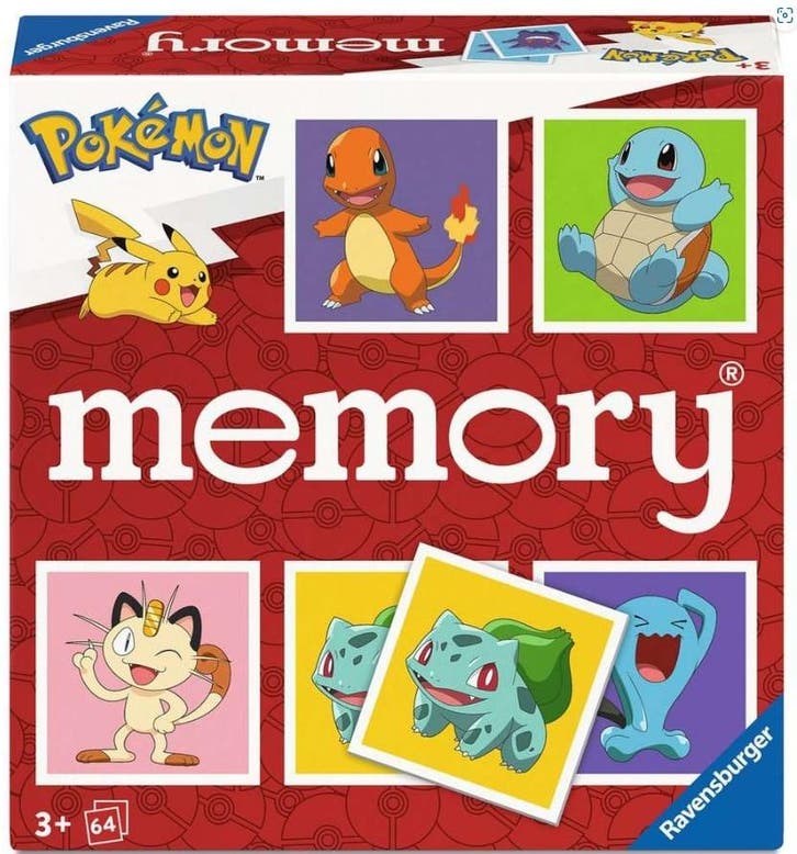 Memory - Pokemon | Ravensburger - Kinderspellen, Hobby en Vrije tijd, Gezelschapsspellen | Kaartspellen, Nieuw, Verzenden