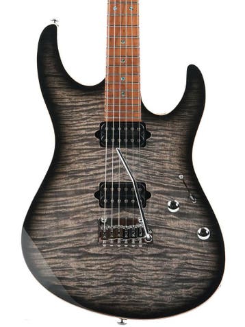 Suhr Modern Custom Trans Charcoal Burst (Instrument), Ophalen of Verzenden, Nieuw, Solid body