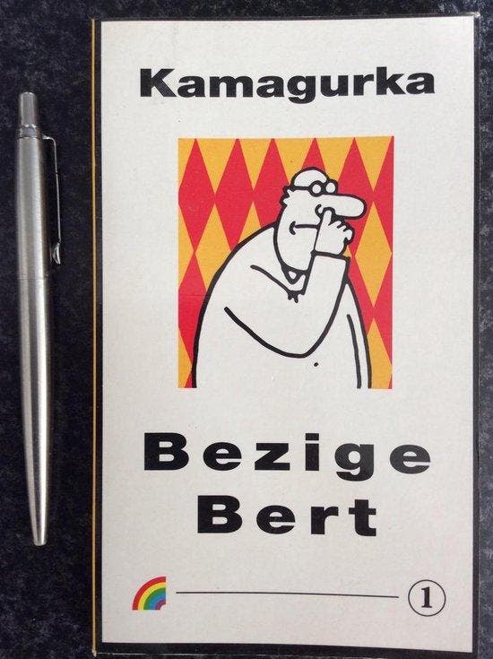 Bezige Bert - Kamagurka, Boeken, Stripboeken, Gelezen, Verzenden