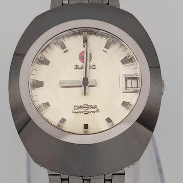 Rado - DiaStar Automatic Silver Tone Date - Zonder, Nieuw
