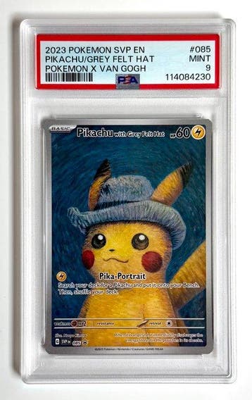 Pokémon - 1 Graded card - Pikachu 085 Alternate art, Promo, Hobby en Vrije tijd, Verzamelkaartspellen | Pokémon, Nieuw