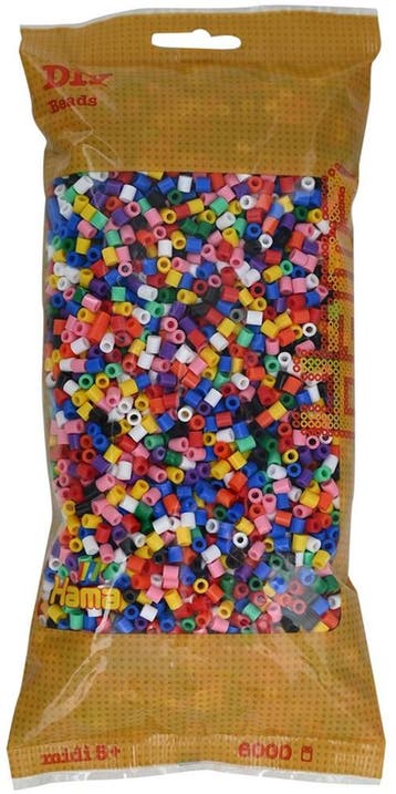 Hama - Zak Strijkkralen Mix (6000 stuks) | Hama - Hobby, Verzenden, Nieuw