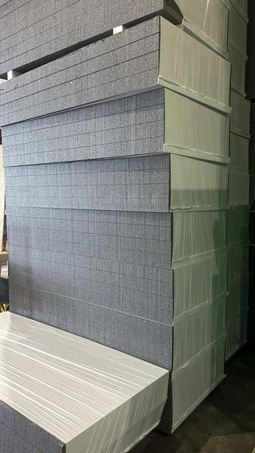 B-keus EPS 100 Grijs 2000x1000x100mm Rd:3.22 (=2,00 mÂ²), Minder dan 4 cm, Overige materialen, Nieuw, Minder dan 5 m²