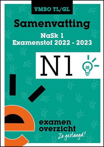 ExamenOverzicht   Samenvatting NaSk 1 VMBO TLG 9789464380620, Zo goed als nieuw