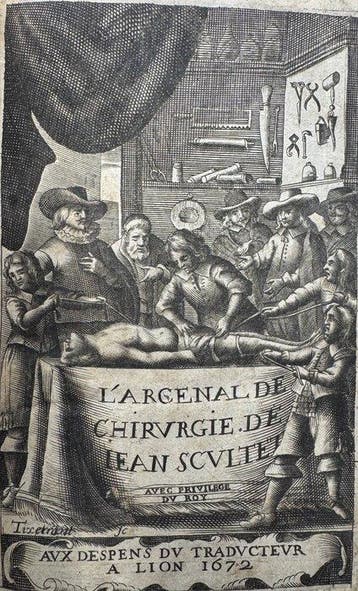 Jean Scultet - Larsenal de chirurgie - 1672, Antiek en Kunst