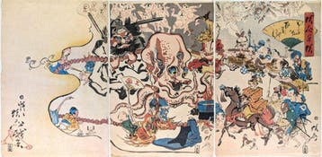 Kawanabe Kysai Hyakky • 100 beurten van de rozenkrans •