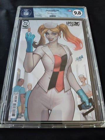 Harley Quinn #59 - David Nakayama Variant - EGC 9.8 - 1, Boeken, Nieuw