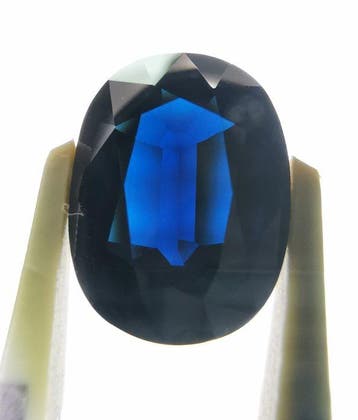 Zonder minimumprijs - 1 pcs Blauw Saffier - 6.42 ct -, Sieraden, Tassen en Uiterlijk, Edelstenen, Nieuw