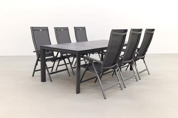 Hartman Salvatore/Baltimor 220x100 cm. verstelbare, Verzenden, Nieuw, Overige materialen, Tuinset