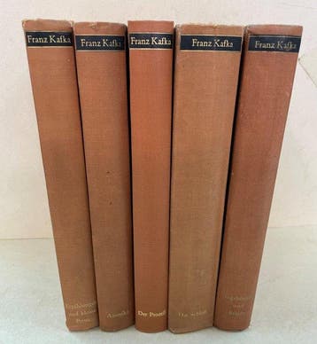Franz Kafka (FIRST COMPLETE EDITION) Vol. I-IV + VI (5 vols.