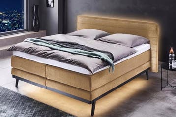 Online veiling: Boxspringset V1700 fix, 160x200cm, Key west, Nieuw