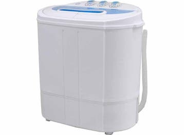 Lowander mini wasmachine - Met centrifuge en dubbele trommel, Verzenden, Nieuw