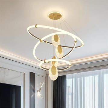 3-Lagen LED Kroonluchter met Waterdruppel Design, Verzenden, Nieuw